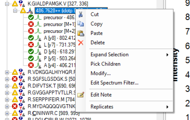 Precursor Right Click